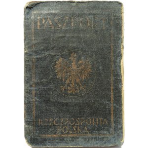 II RP, Paszport z roku 1938 dla p. Wincentego Fatygi