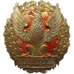 Królestwo Polskie, odznaka funkcyjna sędziego Sądu Królewsko-Polskiego z roku 1917