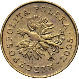 Polska, III RP, destrukt-odwrotka, 2 grosze 2005 o 30 stopni