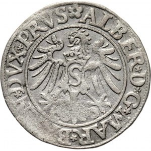 Prusy Książęce, Albrecht, grosz pruski 1535, Królewiec