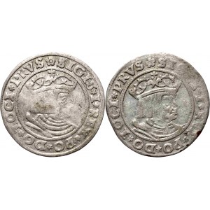 Zygmunt I Stary, lot dwóch groszy 1529, Toruń