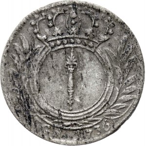 Niemcy, Prusy, Fryderyk Wilhelm I, 1/12 talara 1736 EGN, Berlin