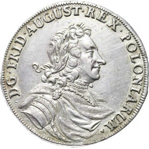 August II Mocny, 2/3 talara (gulden) 1704, Drezno, rzadki