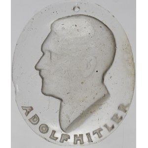 Niemcy (III Rzesza), medalion Adolf Hitler, 30 X 35 mm