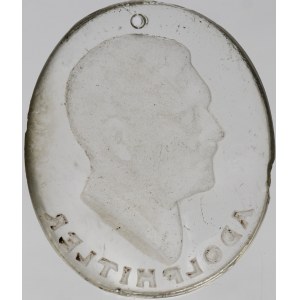 Niemcy (III Rzesza), medalion Adolf Hitler, 30 X 35 mm