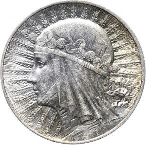 Polska, II RP, Kobieta, 5 złotych 1933, Warszawa, UNC