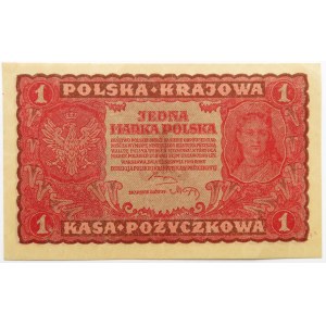 Polska, II RP, 1 marka 1919, I seria CC, UNC
