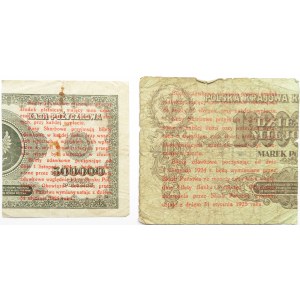 Polska, II RP, bilety zdawkowe 1 grosz i 5 groszy 1924