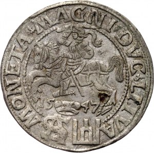 Zygmunt II August, grosz na stopę polską, 1547, Wilno