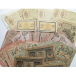 Rosja Carska, Mikołaj, Mega lot banknotów, 1898-1909, różne nominały, 70 sztuk