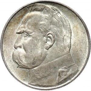 Polska, II RP, Józef Piłsudski, 10 złotych 1936, UNC/UNC-