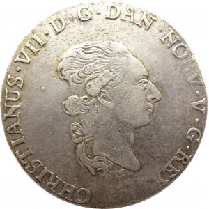 DaniaNiemcySchleswig-Holstein, Christian VII, talar 1789 M, Altona