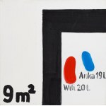 Wilhelm Sasnal (nar. 1972, Tarnów), „64 m²“, triptych, 2000–2001