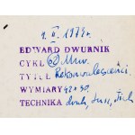 Edward Dwurnik (1943 Radzymin – 2018 Varšava), „Rekonvalescenti“ ze série „Zeď“, 1973