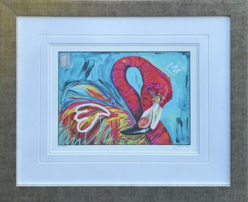 Wojciech Brewka (ur. 1980), Pink Flamingo, 2021