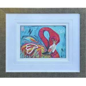 Wojciech Brewka (nar. 1980), Pink Flamingo, 2021