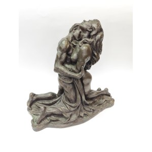 Bronzed sculpture The Poetry of Love by R. Cameron, 205/5000