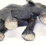 Statua di elefante in pietra