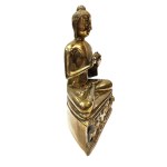Statuetta di Buddha in ottone - 37 cm