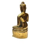 Statuetta di Buddha in ottone - 37 cm