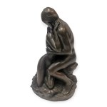 Statuetta in bronzo Adamo ed Eva