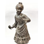 Due statuette: “Mozart di Bruchon” e “Bouquetière di Bruchon”