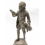 Due statuette: “Mozart di Bruchon” e “Bouquetière di Bruchon”
