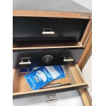 Wooden cigar storage box