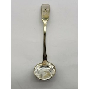 Silver-plated sauce spoon