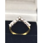 Zlatý prsteň s diamantmi 0,5 Ct