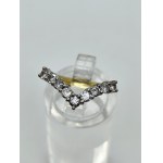 Zlatý prsteň s diamantmi 0,5 Ct