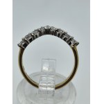 Zlatý prsteň s diamantmi 0,5 Ct