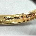 Zlatý prsteň s diamantmi 0,5 Ct