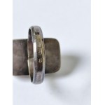 Anello con agata, argento 925
