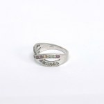 Silver ring with natural prasiolites, rubies, sapphires, citrines, and other gemstones