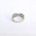 Silver ring with natural prasiolites, rubies, sapphires, citrines, and other gemstones