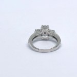 Silver Ring with White Quartz