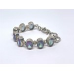 Silver Bracelet with Mystic Topaz