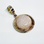 Silver Pendant with Quartz