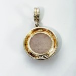 Silver Pendant with Quartz