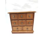 Wooden drawer box for jewelry and accessories