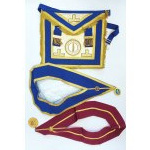 Masonic set from Northamptonshire & Huntingdonshire in a custom leather case