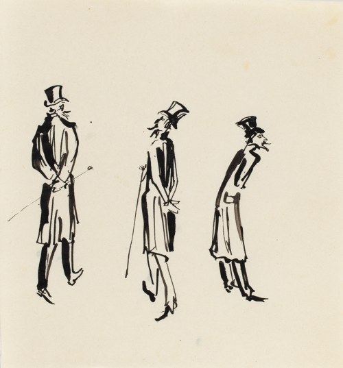 Antoni Uniechowski (1903 Wilno - 1976 Warszawa), Projekt postaci Ignacego Rzeckiego (projekt winiety do 