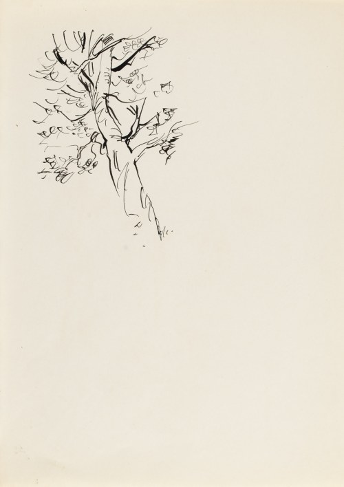 Antoni Uniechowski (1903 Wilno - 1976 Warszawa), Drzewo (projekt winiety do 