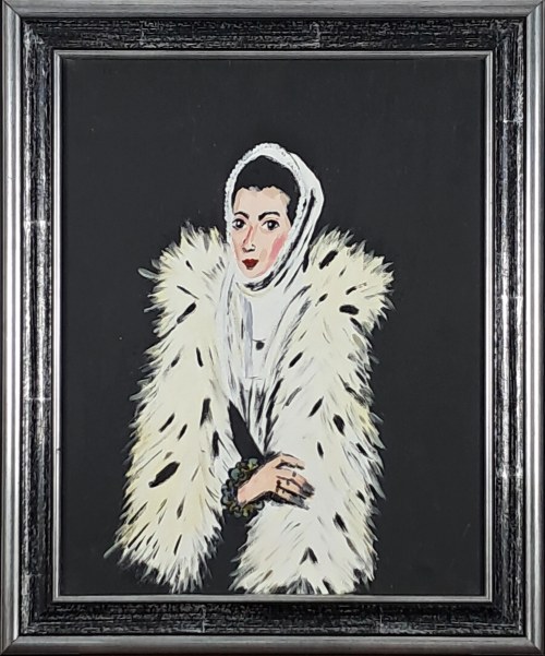 Magdalena Kopczyk, Portret damy w futrzanej etoli insp. Alonso Sanchez Coello (wg. badań A.D. 2019 r.)