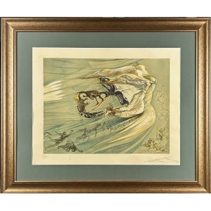 Salvador Dalí (904–1989), Anamorphose de Lincoln / Homage to Lincoln, 1974