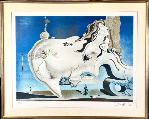 Salvador Dalí ( 1904-1989) Le Grand Masturbateur (Wielki Masturbator) lata 70-te XX w.(1929)