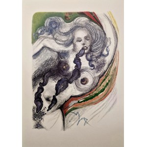 Salvador Dalí (1904–1989), „Oysters and Nude“ aus der Serie „CASANOVAS TAGEBÜCHER“, 1980. Tafel V