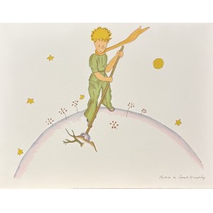 Antoine de Saint-Exupéry (1900–1944), The Little Prince Cleanses Planet B-612 from the *The Little Prince* series, 2024 (1943)