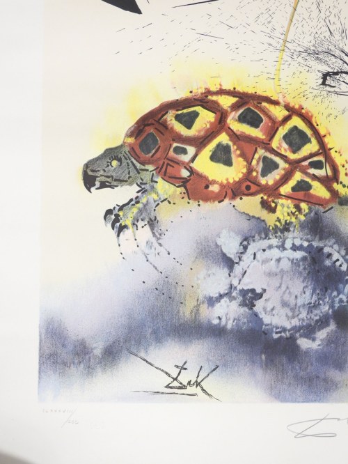 Salvador DALÍ (1904-1989), The Mock Turtle’s Story” („Historia Żółwika”), z cyklu Alicja w Krainie Czarów Lewisa Carrolla, 1981-1984 (1969).
